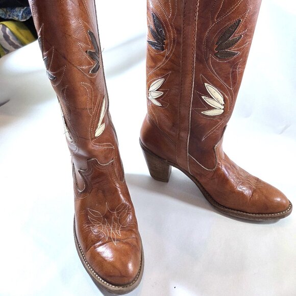 dingo Shoes - Vintage Dingo Cowboy Style Boots Size 8